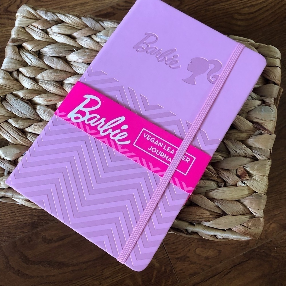 Barbie pink Vegan Leather journal
